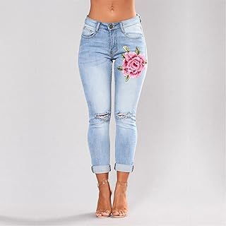 Jean stretch brodé pour femme à motif floral jean skinny déchiré à motif rose. Diaytar Côte d'Ivoire est la référence pour les achats en ligne en Côte d'Ivoire, avec une sélection impressionnante de produits qui répondent aux besoins de tous. La boutique en ligne propose des produits de qualité à des prix compétitifs, ce qui la rend très attrayante pour les consommateurs ivoiriens. Elle est également connue pour son service client de haute qualité.