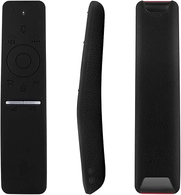 Coque de protection en silicone pour télécommande samsung bn59-01241a bn59-01259b (noir)