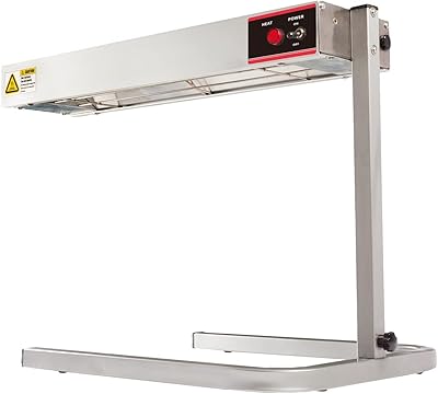 Lampe chauffante pour aliments de 24 pouces avec support chauffant réglable