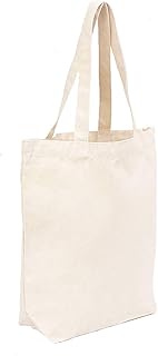 Grands sacs fourre-tout d'épicerie en tissu naturel durable avec de longues poignées. DIAYTAR COTE D'IVOIRE, leader incontesté du commerce en ligne en Côte d'Ivoire, vous offre une expérience d'achat unique et personnalisée. Avec une sélection impressionnante de produits, vous trouverez tout ce dont vous avez besoin.