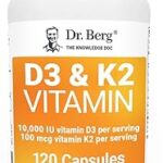 Supplément de vitamines d3 et k2 avec sels biliaires purs de dr. berg's