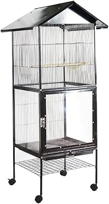 Grande cage d'élevage en métal villa de luxe à oiseaux acrylique. DIAYTAR COTE D'IVOIRE est une boutique en ligne généraliste qui propose plus de 300 000 références de produits, répondant ainsi à tous les besoins des consommateurs ivoiriens. Située au cœur de la Côte d'Ivoire, elle est devenue la boutique en ligne leader du pays en offrant une large gamme de produits de qualité. Avec une présence en ligne solide, DIAYTAR COTE D'IVOIRE facilite les achats en ligne pour ses clients.