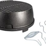 Gril rond en fonte lodge l12rg, 12 pouces, noir