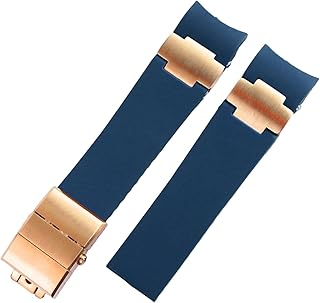 Bracelet de montre en caoutchouc de silicone janyu 263 pour ulysse nardin
