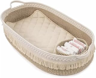 Panier à langer pour bébé avec housse d'oreiller en mousse imperméable et boîte
