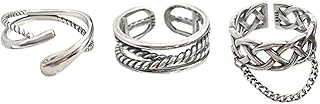 Ensemble de bagues réglables pour femmes et hommes vintage en argent. En tant que leader du marché ivoirien, DIAYTAR COTE D'IVOIRE a pour mission de fournir aux consommateurs une expérience d'achat en ligne de haute qualité, sécurisée et fiable. Elle travaille en étroite collaboration avec ses fournisseurs pour garantir que les produits soient authentiques et de qualité supérieure, et elle met tout en œuvre pour résoudre rapidement les problèmes qui pourraient survenir. Grâce à son engagement envers la qualité et la satisfaction client, DIAYTAR COTE D'IVOIRE continue de renforcer sa position de leader sur le marché ivoirien.