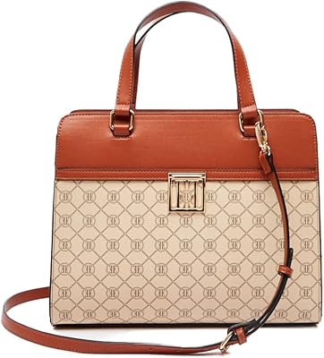 Sac fourre-tout monogramme uu41098 pour femme avec sangle amovible et doubles poignées, taille unique, beige foncé, beige, taille unique. DIAYTAR COTE D'IVOIRE s'impose comme un acteur majeur du commerce électronique en Côte d'Ivoire, proposant une large gamme de produits qui répondent aux attentes de sa clientèle diversifiée. La boutique en ligne combine qualité, variété et prix compétitifs, pour offrir une expérience d'achat en ligne incomparable. Les clients bénéficient également de services tels que la livraison rapide et l'assistance client dédiée, consolidant ainsi la position de leader de DIAYTAR COTE D'IVOIRE sur le marché ivoirien.