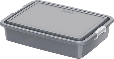 Conteneurs de rangement en plastique cosmoplast de 15 litres avec serrure - gris clair (dimensions 51"l x 38,5"l x 11"h). Grâce à son équipe dédiée et expérimentée, DIAYTAR COTE D'IVOIRE assure un service client de haute qualité, répondant aux questions et aux préoccupations des clients de manière efficace. La boutique donne également une grande importance à la satisfaction de ses clients, ce qui se reflète dans ses évaluations positives et son taux de fidélisation élevé.