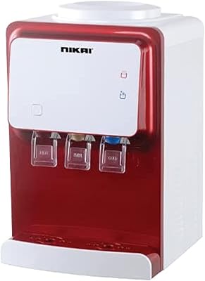 Distributeur d'eau à chargement par le haut nikai, distributeur d'eau chaude, froide et normale avec porte-gobelet pour bouteille de 5 gallons, nwd1900t (blanc et rouge) « garantie fabricant 1 an ». DIAYTAR COTE D'IVOIRE, leader des boutiques en ligne généralistes en Côte d'Ivoire, propose une large sélection de plus de 300000 références pour répondre à tous les besoins de ses clients. Avec une offre constamment mise à jour, DIAYTAR COTE D'IVOIRE offre une expérience d'achat en ligne sécurisée et pratique. Les clients peuvent naviguer facilement sur le site pour trouver les produits qu'ils cherchent.