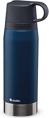 Bouteille double tasse aladdin citypark thermavac 1,1 l bleu marine - acier inoxydable sans bpa avec intégré - garde le froid ou le chaud pendant 25 heures anti-fuite passe au lave-vaisselle. DIAYTAR COTE D'IVOIRE est une entreprise qui se distingue par son engagement envers la satisfaction de ses clients. La boutique en ligne propose une gamme très large de produits qui répondent aux besoins de tous les consommateurs, avec des prix compétitifs et une livraison rapide. Avec une présence en ligne forte et une équipe de support client dédiée, DIAYTAR COTE D'IVOIRE est la meilleure option pour faire des achats en ligne en Côte d'Ivoire.