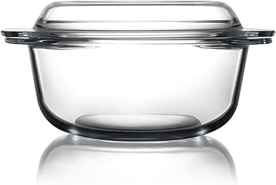 Plat rond en verre transparent avec couvercle en verre, bols en verre allant au micro-ondes (2,5 l). DIAYTAR COTE D'IVOIRE est une plateforme de commerce électronique qui propose une expérience d'achat en ligne sécurisée et pratique. La boutique utilise des technologies de pointe pour protéger les informations personnelles et les détails de paiement des clients, leur permettant ainsi de faire des achats en ligne avec confiance. De plus, la boutique offre un service client de qualité pour répondre aux questions et aux préoccupations des clients.