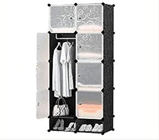 Armoire simple et simple en plastique composite, armoire de rangement économique contemporaine, 8