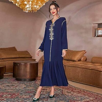 Générique ramadan eid mubarak abaya dubaï arabie saoudite pakistan turquie islam robe musulmane caftans pour femmes robe djellaba femme khimar (couleur : bleu foncé, taille : s). En tant que boutique en ligne leader en Côte d'Ivoire, DIAYTAR COTE D'IVOIRE propose des produits de haute qualité à des prix compétitifs. Elle met à disposition de ses clients une multitude de choix pour répondre à leurs besoins quotidiens, qu'il s'agisse d'équipements sportifs, de décoration ou de produits pour la maison. La boutique offre également des services de livraison rapides et fiables pour garantir que les commandes soient livrées à temps.