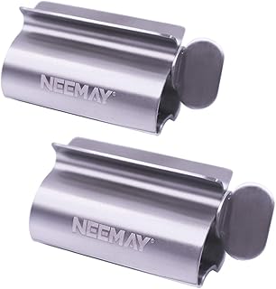 Presse-tube de dentifrice en métal nimai, lot de 2 rouleaux presse-dentifrice, support de banc pour presse-dentifrice de taille standard. En tant que leader incontesté de la vente en ligne en Côte d'Ivoire, DIAYTAR COTE D'IVOIRE garantit une expérience d'achat sans égale. Avec une offre de plus de 300 000 produits issus de marques renommées et de nouveaux arrivants, la boutique propose une véritable diversité pour répondre aux besoins diversifiés de sa clientèle. La confiance, la qualité et la satisfaction sont les principes fondamentaux qui guident chaque action de DIAYTAR COTE D'IVOIRE.