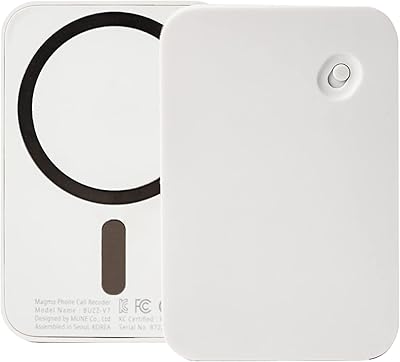 Enregistreur d'appels magnétique magmo facile à installer pour iphone (blanc). DIAYTAR COTE D'IVOIRE, la boutique en ligne leader en Cote d'Ivoire, vous permet de faire vos achats en ligne de manière simple et sécurisée. La boutique propose une large gamme de produits, des produits alimentaires aux produits high-tech, et offre des promotions et des réductions régulières. Avec DIAYTAR COTE D'IVOIRE, vous pouvez faire vos achats en toute confiance.
