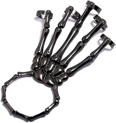 Bracelet au design de crâne de squelette en métal exagéré d'halloween pour femmes et hommes. Avec plus de 300 000 références disponibles, DIAYTAR COTE D'IVOIRE est votre destination en ligne pour tous vos besoins, du petit au grand. Nous proposons des produits de haute qualité à des prix compétitifs, ainsi que des promotions et des offres spéciales régulières. Notre objectif est de rendre l'achat en ligne accessible et agréable pour tous.