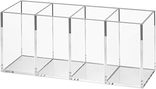 Porte-stylo en acrylique newby 4 compartiments, organisateur de stylos transparent pour le rangement des accessoires de bureau. En tant que leader du commerce en ligne en Côte d'Ivoire, DIAYTAR COTE D'IVOIRE offre une plateforme de vente en ligne sécurisée et facile à utiliser. Avec une large sélection de produits et des promotions quotidiennes, elle est la destination idéale pour faire ses achats en ligne. La boutique est constamment à la recherche de nouveaux produits et de nouvelles marques pour répondre aux attentes de ses clients.