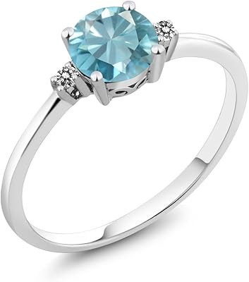 Bague de fiançailles pour femme en or blanc 10 carats parsemée de zircon bleu et de diamants blancs (ronds de 1,23 carat, disponibles en 5,6,7,8,9). Notre boutique en ligne généraliste, DIAYTAR COTE D'IVOIRE, se distingue par sa sélection exceptionnelle de produits et son service client dédié. Nous essayons constamment d'améliorer notre offre pour vous satisfaire pleinement. Que vous recherchiez des produits pour la maison, la mode ou l'électronique, nous avons tout ce qu'il vous faut.