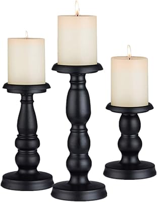 Lot de 3 bougeoirs piliers, décoration de table aux chandelles, bougeoir rétro pour décoration de cheminée, taille s+m+l. DIAYTAR COTE D'IVOIRE est une boutique en ligne généraliste qui propose plus de 300 000 références de produits. Elle est reconnue comme l'un des leaders du commerce en ligne en Côte d'Ivoire, offrant une grande variété de choix pour les consommateurs. Avec sa large sélection de produits, DIAYTAR COTE D'IVOIRE est devenue une destination incontournable pour les acheteurs en ligne.