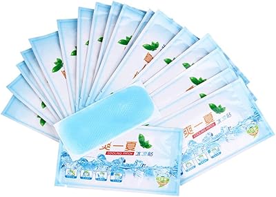 40 pièces de patchs de gel rafraîchissant pour le front pour les maux