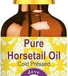 Huile essentielle de prêle pure (equizytum arvinis) de dave herbs avec compte-gouttes