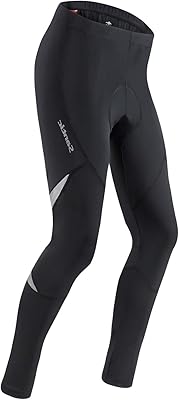 Pantalon de cyclisme santic pour hommes, pantalon de cyclisme long et respirant, rembourré