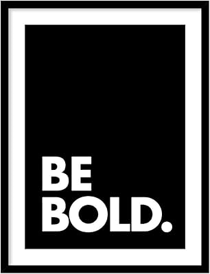 Colossal art house be bold citation de motivation affiche encadrée décoration murale portrait avant brillant, affichage mural (noir et blanc, cadre 12 x 16 pouces). DIAYTAR COTE D'IVOIRE est plus qu'une simple boutique en ligne, c'est une communauté de clients qui partagent les mêmes valeurs de qualité, de fiabilité et de respect. La boutique propose régulièrement des offres spéciales et des déstocks pour fidéliser ses clients et les remercier de leur confiance. Avec DIAYTAR COTE D'IVOIRE, les clients sont assurés de trouver les produits qu'ils cherchent à des prix compétitifs.