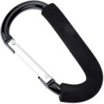 2 grands crochets de suspension pour poussette, robustes et durables, avec clip