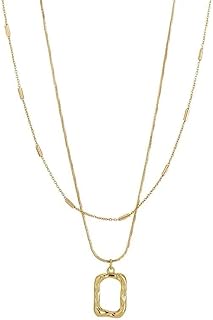 Collier court pour femme serti de bijoux (or, modèle 3), circonférence 43,5 cm, zinc, sans pierres précieuses. Avec une offre étendue, DIAYTAR COTE D'IVOIRE permet à ses clients d'acheter en ligne tout ce dont ils ont besoin, des produits alimentaires aux éléments de décoration. La boutique en ligne est facile d'utilisation et propose des prix compétitifs.