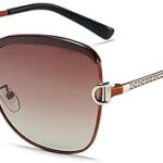 Lunettes de soleil polarisées nalanda uv400 hd monture en métal pc pour femmes