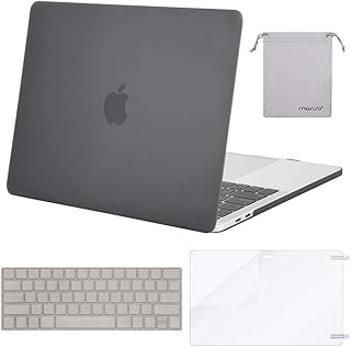 Coque rigide en plastique, housse de clavier, protecteur d'écran et sac de rangement