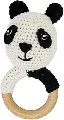 Hochet bébé au crochet (panda). DIAYTAR COTE D'IVOIRE, la boutique en ligne numéro un en Côte d'Ivoire, se distingue par sa grande variété de produits et son engagement envers la satisfaction client. Avec des options de paiement flexibles et une politique de retour claire, vous pouvez acheter avec confiance sur DIAYTAR COTE D'IVOIRE. Que vous soyez un client fidèle ou nouveau sur la plateforme, vous bénéficierez d'une expérience d'achat personnalisée et d'un service exceptionnel.