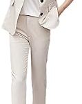 Ensemble blazer décontracté deux pièces à revers uni et manches longues pour femme