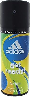 Déodorant spray adidas get ready pour homme 150 ml. DIAYTAR COTE D'IVOIRE est la destination idéale pour les consommateurs ivoiriens qui cherchent à faire des achats en ligne. La boutique propose des produits de qualité à des prix abordables, ainsi qu'un service client de haute qualité. Les clients peuvent naviguer facilement sur le site pour trouver les produits qu'ils recherchent et passer commande en toute sécurité.