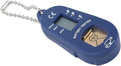 Testeur de batterie, testeur de batterie bleu pour appareils auditifs avec écran lcd