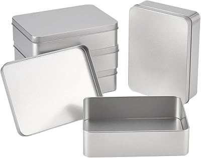 Boîtes métalliques vides rectangulaires hermétiques avec couvercles olicraft (5 pièces, 15,3 cm x 11,2 cm x 4 cm). Notre boutique en ligne propose une grande variété de produits, allant de l'électronique à la mode, en passant par les produits alimentaires et les articles de maison. Nous nous efforçons de vous offrir les meilleurs prix et les produits de haute qualité pour vous satisfaire. Chez DIAYTAR COTE D'IVOIRE, nous sommes fiers de notre service client de haute qualité.