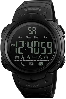 Montre intelligente skmei, bracelet en polyuréthane compatible avec android et ios, noir - 1301. DIAYTAR COTE D'IVOIRE est une boutique en ligne généraliste qui propose plus de 300000 références de produits, répondant ainsi aux besoins de ses clients ivoiriens. Leader sur le marché ivoirien, elle offre une grande variété de produits pour tous les goûts et les budgets. Avec sa large sélection, DIAYTAR COTE D'IVOIRE est devenue la destination préférée des consommateurs en Côte d'Ivoire.