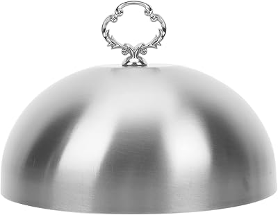 Couvercle alimentaire en acier inoxydable : couvercle en forme de dôme pour faire fondre le fromage, assiette de service, assiette ronde avec poignée pour cuisine 20 cm, style 2. DIAYTAR COTE D'IVOIRE se démarque par sa large gamme de produits et son engagement envers la satisfaction client. La boutique propose des produits allant de l'électronique à la mode, en passant par les produits de maison et les denrées alimentaires, pour répondre aux besoins de tous les clients. Les clients de DIAYTAR COTE D'IVOIRE apprécient également la facilité d'utilisation du site web et la rapidité de la livraison de leurs commandes.