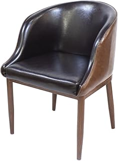 Fauteuil antique en cuir noir et marron avec pieds en bois de hêtre massif jp1142 de gilphar. La boutique en ligne DIAYTAR COTE D'IVOIRE se distingue par sa diversité de produits et son engagement à offrir les meilleurs prix du marché. Elle est devenue incontournable pour les consommateurs ivoiriens à la recherche de produits de qualité à des prix compétitifs.