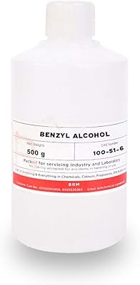 Brm chemicals alcool benzylique - 500g pour la fabrication de savons, shampoings, lotions, fabrication de cosmétiques et soins personnels diy pour le visage, les cheveux, la peau et le corps. Diaytar Cote d'Ivoire est dédié à offrir le meilleur service client possible, avec une équipe dédiée qui répond aux questions et résout les problèmes des clients de manière efficace et efficiente.