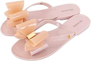 Pantoufles en gelée à nœud papillon pour femmes, sandales de plage d'été confortables à enfiler. DIAYTAR COTE D'IVOIRE est une boutique en ligne généraliste qui propose plus de 300000 références de produits pour répondre à tous les besoins de ses clients. Elle offre une large sélection de produits allant de l'électronique à la mode en passant par les produits ménagers. C'est la boutique leader en Cote d'Ivoire.