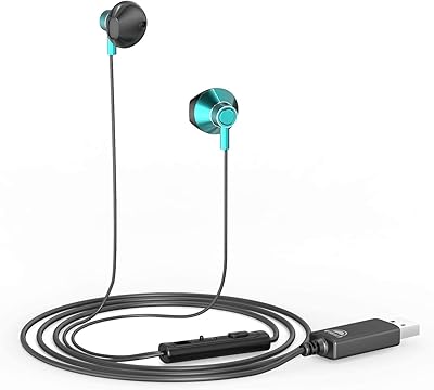 Casque usb okcsc u200 avec micro pour ordinateur, suppression du bruit avec commandes