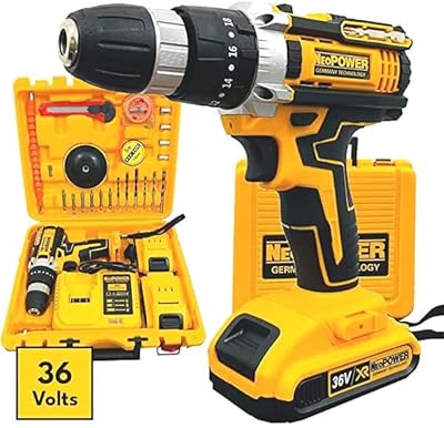 Perceuse sans fil new power germany 36 v avec 2 batteries - 24