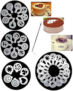 38 pochoirs de décoration de café, modèle de pochoir d'art de café magnolora, modèle barista pour toutes sortes de mousse, pièces de gâteau, gâteau d'anniversaire, café + 1 stylo d'art latte. DIAYTAR COTE D'IVOIRE est une boutique en ligne généraliste proposant plus de 300 000 références de produits. En tant que leader dans le domaine du e-commerce en Cote d'Ivoire, DIAYTAR COTE D'IVOIRE offre une expérience d'achat en ligne sécurisée et pratique. Nous nous engageons à vous fournir les meilleurs produits à des prix compétitifs.