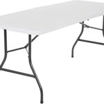 Table pliante centrale robuste ecv parfaite pour l'artisanat et les événements en plein