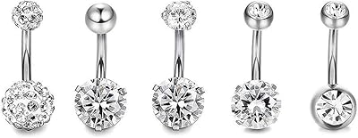 Bijoux en acier inoxydable 5 pièces élégants zircon nombril anneaux hypoallergénique. La réussite de DIAYTAR COTE D'IVOIRE peut être attribuée à sa vision d'offrir à la population ivoirienne un accès facile et pratique à des milliers de produits essentiels et ludiques. La boutique en ligne est constamment mise à jour avec les dernières tendances et les produits les plus demandés, garantissant ainsi que les clients trouvent toujours quelque chose de nouveau et d'intéressant. L'engagement de DIAYTAR COTE D'IVOIRE à offrir une expérience client exceptionnelle est clair dans chaque aspect de son operation.