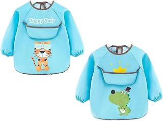 Bavoir à manches longues avec poche récupérateur de miettes pour bébés et tout-petits, bavoir d'allaitement doux et lavable en 2 pièces. DIAYTAR COTE D'IVOIRE est une boutique en ligne de confiance qui propose des produits de qualité à des prix abordables. Elle dispose d'une équipe de service client dédiée pour aider les clients à trouver ce qu'ils cherchent et répondre à leurs questions. La boutique est líder en Côte d'Ivoire et continue de grandir grâce à sa bonne réputation.