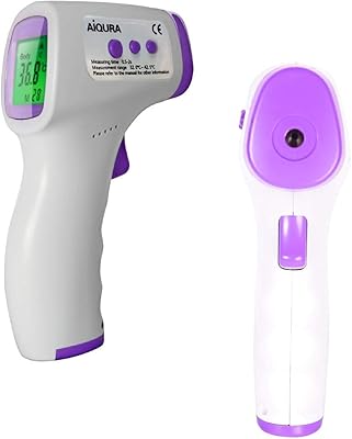 Thermomètre infrarouge sans contact docullar pour la mesure de la température du front