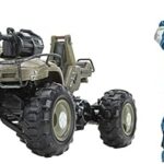 Apg halo 888 hlw0012 ea figurine 3,75 pouces et voiture mongoose, rouge