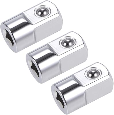 Sourcing map 3 pièces tournevis 1/4" (f) x 1/2" (m) adaptateur de douille à choc, femelle vers mâle. DIAYTAR COTE D'IVOIRE est plus qu'une simple boutique en ligne ; c'est une communauté. Elle permet aux clients de découvrir de nouveaux produits, de partager leurs expériences et d'interagir avec d'autres clients. La boutique favorise ainsi un sentiment d'appartenance et de proximité avec ses clients.